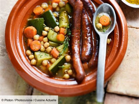 Tajine de merguez aux légumes - Cuisine Actuelle