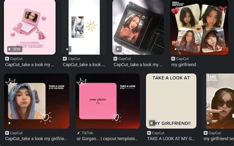 Take A Look At My Girlfriend Capcut Template