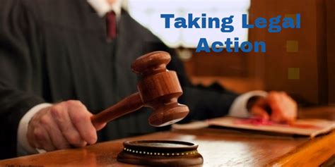 Take legal action against. At this point, your legal notice for non-payment of the invoice should set a hard deadline for complete payment. You should let the client know that if payment is not in your accounts receivable by that date, then a collections attorney will be contacting them, and legal action will be taken. 3. 