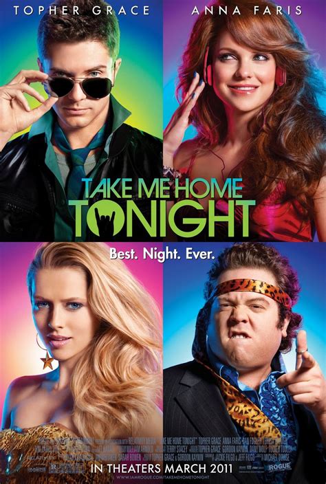 Take me home tonight film. About Film Recent MIT grad Matt Franklin (Topher Grace) should be well on his way to a successful career at a Fortune 500 company, but instead, he rebels against maturity by taking a job at a video store. 