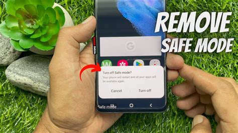 Take safe mode off. QUICK ANSWER. You can usually exit Safe Mode on Android with a simple restart. Press the power and volume up buttons simultaneously and tap on Restart. JUMP TO KEY SECTIONS. Restart … 