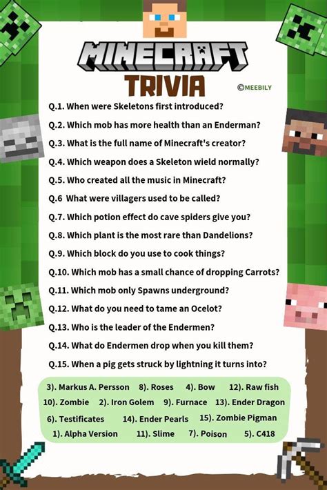 Take the Minecraft questions. All answers with 100 Score New way to get Free