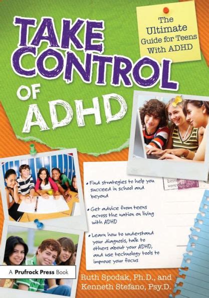 Read Online Take Control Of Adhd The Ultimate Guide For Teens With Adhd By Ruth Spodak