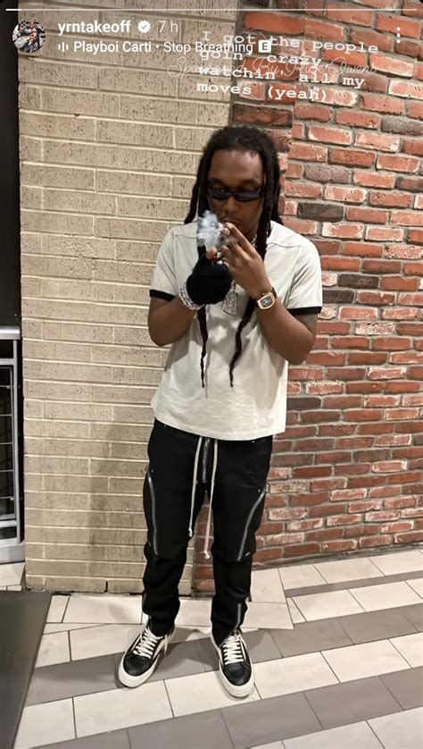 The rapper Takeoff, best known for his work with the G