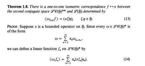 Takesaki theorem 1.8 Is functional welldefined Math Solves Everything