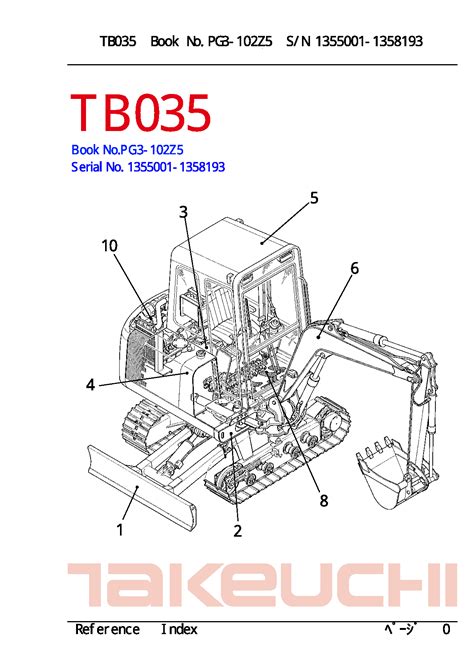 Takeuchi excavator parts catalog manual tb035. - Insiders guide to yellowstone and grand teton 8th edition.