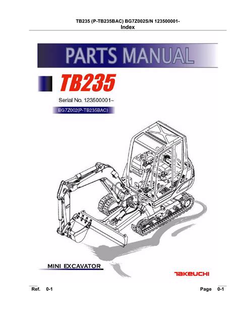 Takeuchi excavator parts catalog manual tb235 download. - When sinners say i do study guide.
