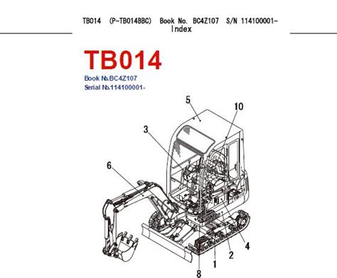Takeuchi tb014 compact excavator parts manual up factory service repair manual. - Manuale per trattore case ih 7120.