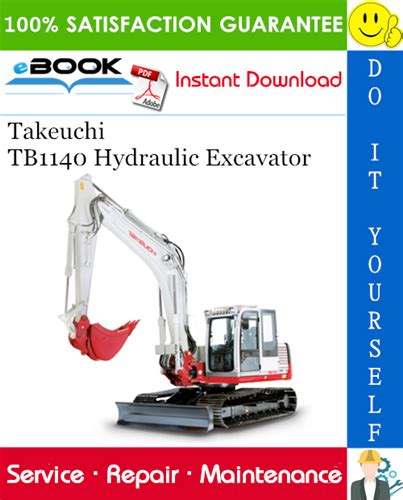 Takeuchi tb1140 hydraulic excavator operation maintenance manual download. - El hombre de los acantilados rojos.