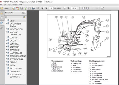 Takeuchi tb1140 hydraulic excavator operation maintenance manual. - Führer durch die sonderausstellung der prähistorischen abteilung..