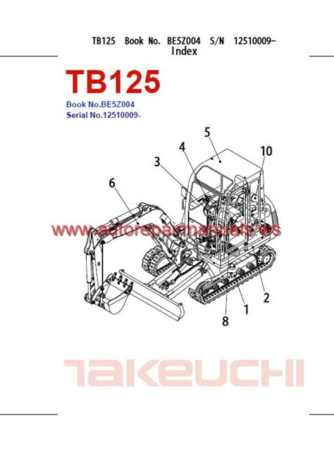Takeuchi tb125 kompaktbagger ersatzteile handbuch download. - Guida per l'utente di microonde con idromassaggio.