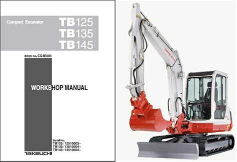 Takeuchi tb125 tb135 tb145 compact excavator service repair workshop manual. - Bmw 3 series service manual e90.