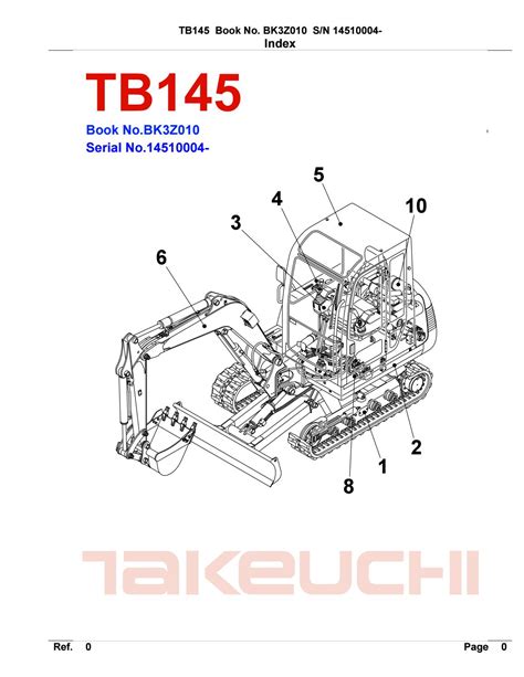 Takeuchi tb145 compact excavator parts manual sn 14510004 and up. - Manual de taller peugeot 106 sport.