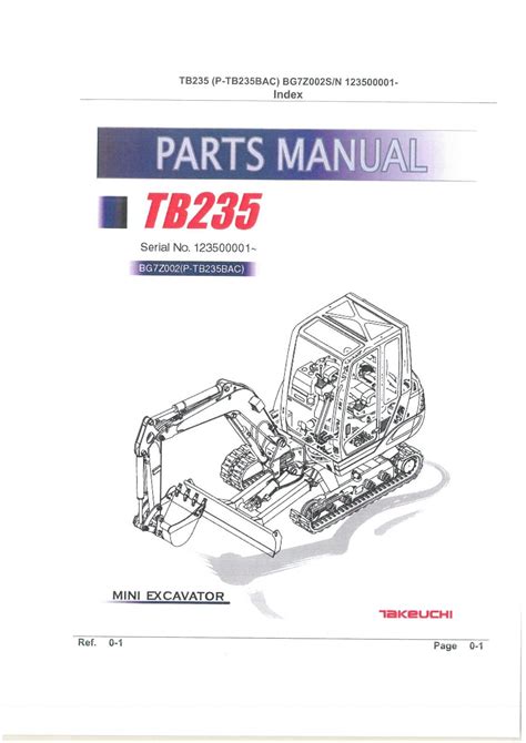 Takeuchi tb235 mini excavator parts manual. - Manuale di servizio per motosega stihl 026.