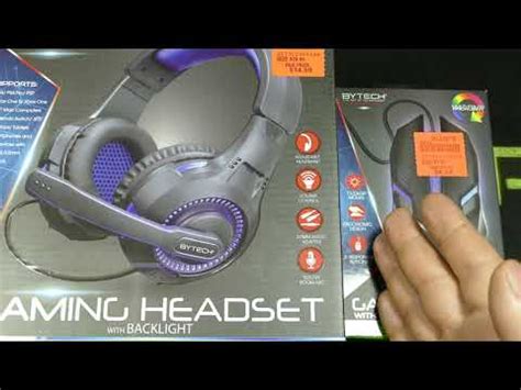 Taking A Look At A BYTECH Gaming Headset And Mouse From Ollies