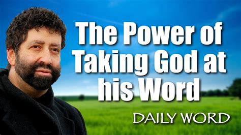 Taking God At His Word? – DR. RELUCTANT