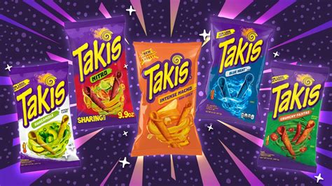 Takis 3 Pack Set 1 Nitro Flavor, 1 Zombie Flavor, 1 Fuego Cor