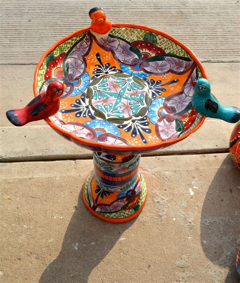 Talavera bird bath. Shop Blue Orange Pottery Talavera Bird Bath Bowl - compare prices, see product info & reviews, add to shopping list, or find in store. Many products available to buy online with hassle-free returns! 