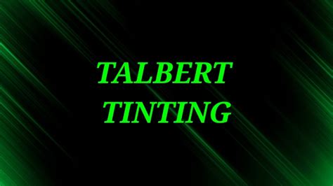 Talbert Tinting - Overview, News & Competitors ZoomInfo.com