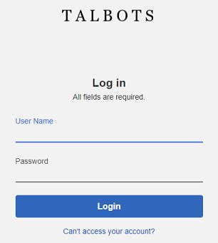 Talbots associate login. Here at Talbots our goal is to give you the tools to grow beyond this position and into the next. Generous Discount: 50%, 60% & 70% Merchandise Discount off Talbots and Haven Well Within. Other ... 