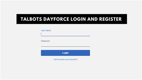 Find top links about Talbots Dayforce Login along with social links, FAQs, and more. If you are still unable to resolve the login problem, read the troubleshooting steps or report your issue . Mar 07, 22 (Updated: Jun 13, 22). 