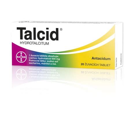 Talcid 20 tbl Lekáreň Lieky24.sk