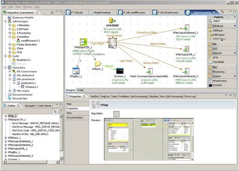 Talend open studio. Talend Open Studio for Data Integration is an open source ETL (Extract Transform Load) software developed by Talend. This tool allows the inter-application exchange of data and facilitates the migration of business tools. Talend Open Studio (TOS) is the name used for tools offered in Open Source (royalty-free software), therefore without ... 
