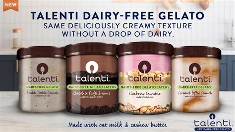 Talenti gelato dairy free. Talenti Dairy-Free Sorbetto in Dark Chocolate is a rich, decadent frozen dessert crafted with cocoa and a dairy-free chocolate sauce. This sorbetto is a gluten-free and dairy free frozen dessert. Craftsmanship in every jar – this dairy-free sorbetto frozen treat uses real ingredients and a slow cooked method for rich flavor in every spoonful. 