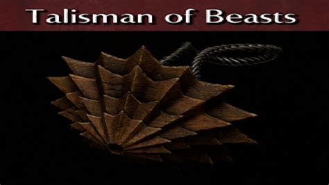 Talisman of beasts. Things To Know About Talisman of beasts. 
