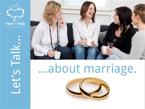 Talk marriage. There are plenty of topics to discuss before marriage, and you should think long and hard about what you want to know about your prospective spouse before you get married. Here is a look at a few topics to consider. 1. Upbringing. Some marriage discussion topics are also things to talk about before getting engaged. 