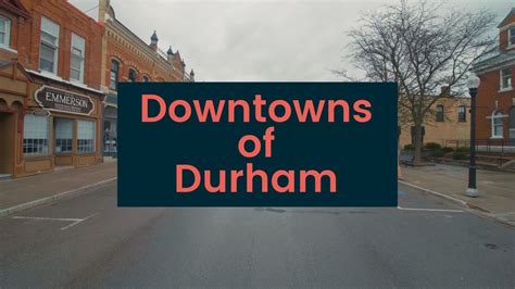 Talk of The Town - Downtowns of Durham