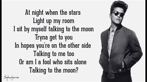 Talking To The Moon Bruno Mars - LETRAS - Letras.com.br