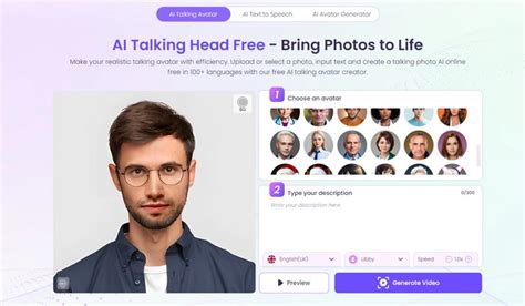 Talking head app.  CREATE TALKING HEAD Why do Developers choose Talking Head...
