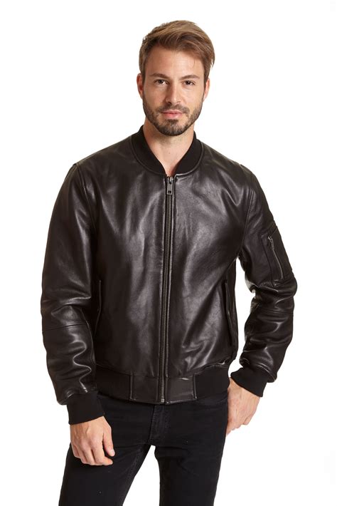 Tall Leather Jackets for Men - Motorcycle, Bomber & More - Cockpit USA