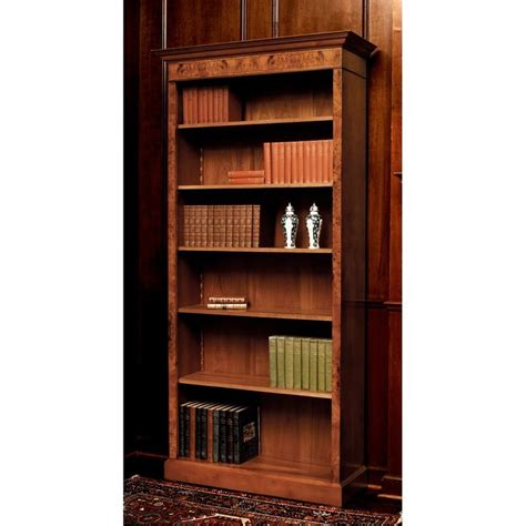 Tall Yew Bookcase with Inlay Traditional bookcases ... - Pinterest