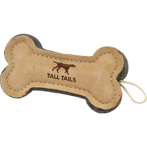 Tall tails. Brand: Tall Tails. 3.9 5 ratings. $2399 ($23.99 / Count) 15'' super-soft plush crunch dog toy. Crafted with reinforced mesh fabric for reassured durability & endless hours of fun. Includes BPA-free water bottle for a thrilling crunch every time your pup chomps down. 