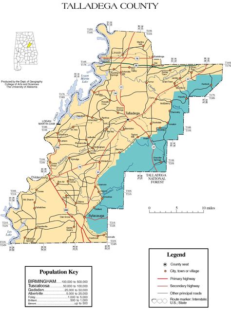 Talladega County Land Maps