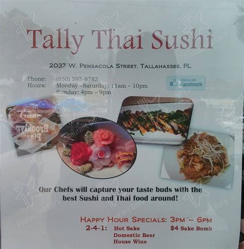 Tally Thai and Sushi - Overview, News & Competitors