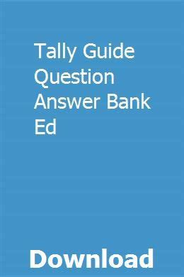 Tally guide question answer bank downloaded. - Anger treatment for people with developmental disabilities a theory evidence and manual based approach.
