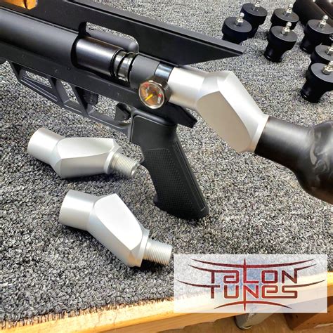 Customized guns take 1-8 weeks to ship. Earn up to 68 Points. Power! Up to 1100 fps (in .177). Accuracy! 1″ at 50 yards. NO recoil! Built in the USA, the Talon pre-charged pneumatic AirForce PCP air rifle is for serious shooting. Field target, hunting, punching paper targets, shooting spinners and plinking are all perfect for the AirForce .... 