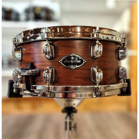 Tama Starclassic 14x6 Natural Satin Bubinga Snare Drum with …