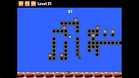 Mar 21, 2023 · Oyun bilgileri: Your goal is to destroy all objects on each level without falling into the lava. There are 30 levels in total, and you must use your movement and jumping skills to navigate through the platforms and obstacles. Use TNT to blow up black blocks, and clouds as temporary platforms to reach other objects to destroy. 