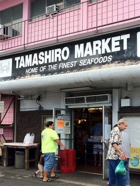Tamashiro market photos. Share. 50 reviews #8 of 12 Speciality Food Markets in Honolulu $$ - $$$ Speciality Food Market Seafood Hawaiian. 802 N King St, Honolulu, Oahu, HI 96817-4513 +1 808-841-8047 Website. Closed now : See all hours. Improve this listing. 