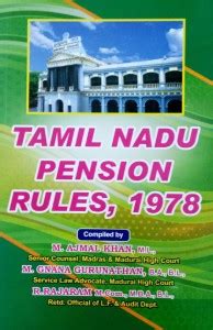 Tamil Nadu Pension Rules 1978. Download free pdf or Buy Books