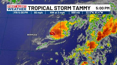 Tammy has redeveloped into a tropical storm over the Atlantic Ocean, forecasters say