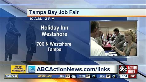 Tampa bay area jobs. Tampa Job Fair October 19, 2023 - Tampa Career Fair. Thu, Oct 19 • 11:00 AM. Holiday Inn Tampa Westshore - Airport Area. View 2 similar results. 