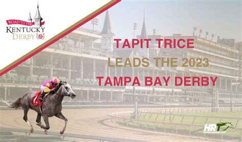 History (1875-2023 Derby Results & Videos) Triple Crown Winners & Misses. Breeders' cup. Classic. Distaff. Turf. Sprint. Mile. Juvenile. Juv Fillies. All 2023 Races. ... Tampa Bay Downs Entries & Results: 3/25/2023 Jump To Race Number: 3 | 5. Tam Claim (R3) Post Time: 1:22 PM ET .... 
