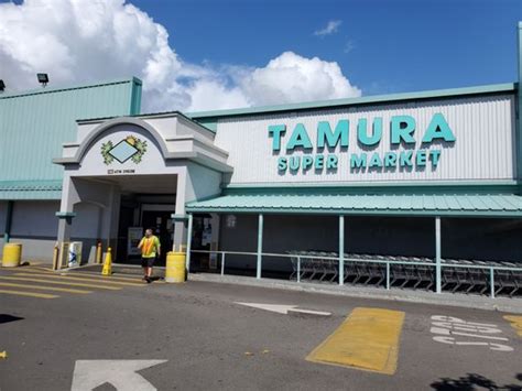 Started in the 1920s, Tamura Super Market has proudly been providing a shopping and meeting place for the leeward community with open arms and open hearts. We support local farms, produce, fishermen & Made-in-Hawaii products. Our family and aloha spirit welcomes you to come by our one-stop shop supermarket that provides everyday low prices on .... 