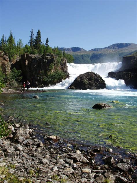 Tanalian Falls Hiking route in Alaska FATMAP