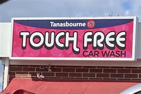 Tanasbourne 76 touch-free car wash. Specialties: New "Touch Free" Automatic car wash and 5 self service wash bays. Carpet Shampoo and Fragrance machines Commercial vacuums Vending machines for products: Towels, ArmorAll, Little Trees, Wet Towels Glass cleaner and more 